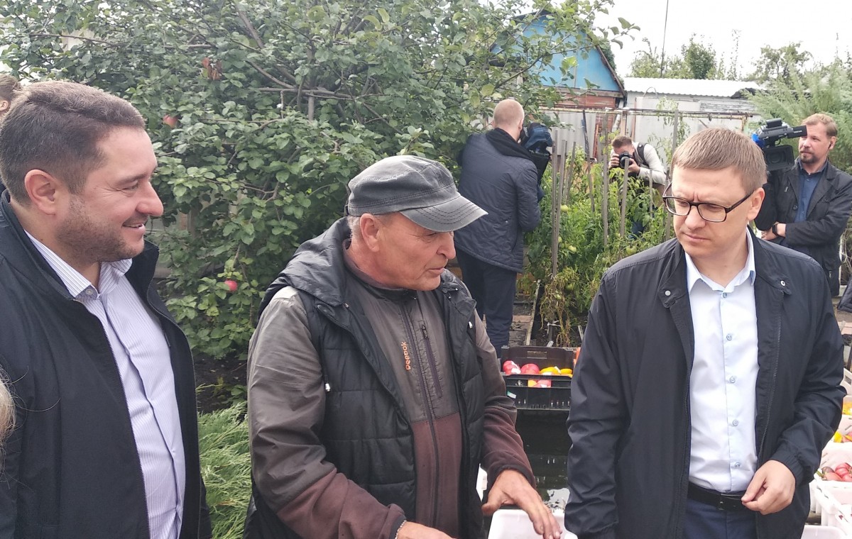 Глава Челябинской области Алексей Текслер посетил садовое товарищество «Искра»